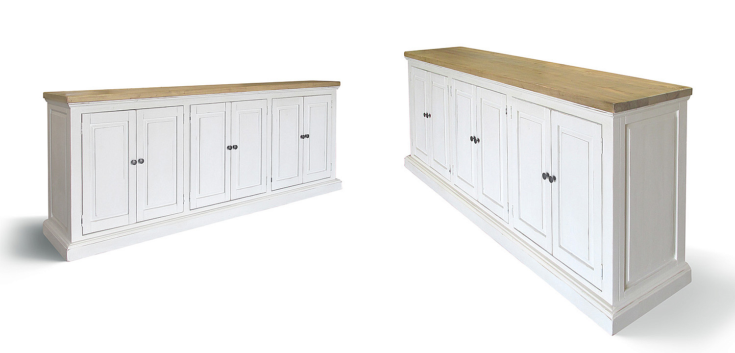 Комод длинный в стиле прованс Lazzaro Provence HARMONIE Antique White Белый Комод длинный в стиле прованс Lazzaro Provence HARMONIE Antique White Белый - Loft-Concept в Грозном