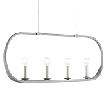 Люстра линейная в овальной раме Traditional Clean Lines варинант исполнения - 2 | Loft Concept в Грозном