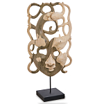 Маска ручной работы деревянная резная Roots Мask варинант исполнения - 1 | Loft Concept в Грозном