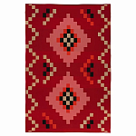 Плед хлопковый по мотивам башкирских орнаментов Ural and Siberian Patterns варинант исполнения - 1 | Loft Concept в Грозном