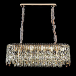 Люстра овальная с хрустальными подвесками Roul Crystal Light варинант исполнения - 1 | Loft Concept в Грозном