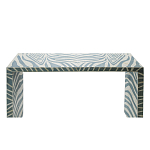 Консоль Дизайнерская Kenya Console ZEBRA Bone Inlay blue варинант исполнения - 2 | Loft Concept в Грозном