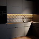 Гипсовая 3D панель с принтографией PM-104 варинант исполнения - 2 | Loft Concept в Грозном