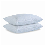 Постельное белье голубого цвета из перкаля с принтом 200х220 см Aurora Allure варинант исполнения - 2 | Loft Concept в Грозном