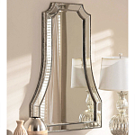 Зеркало в серебристой фигурной раме Silver Reflection варинант исполнения - 5 | Loft Concept в Грозном