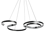 Люстра подвесная светодиодная в виде волнообразной ленты Ribbon Vortex варинант исполнения - 1 | Loft Concept в Грозном