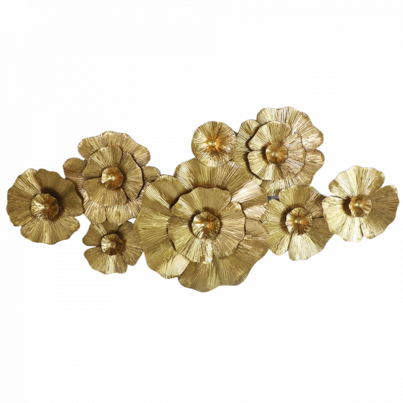 Панно настенное Blank Sheet Delicate Flower Золотой Панно настенное Blank Sheet Delicate Flower Золотой в Грозном | Loft Concept