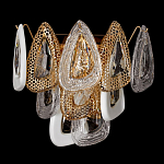 Бра с белыми и прозрачными подвесками Character Chandelier варинант исполнения - 2 | Loft Concept в Грозном