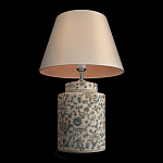 Настольная лампа цилиндрическая с цветочной росписью Lamp Flower Painting варинант исполнения - 5 | Loft Concept в Грозном