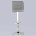 Барный стул с сиденьем серого цвета Honory варинант исполнения - 3 | Loft Concept в Грозном