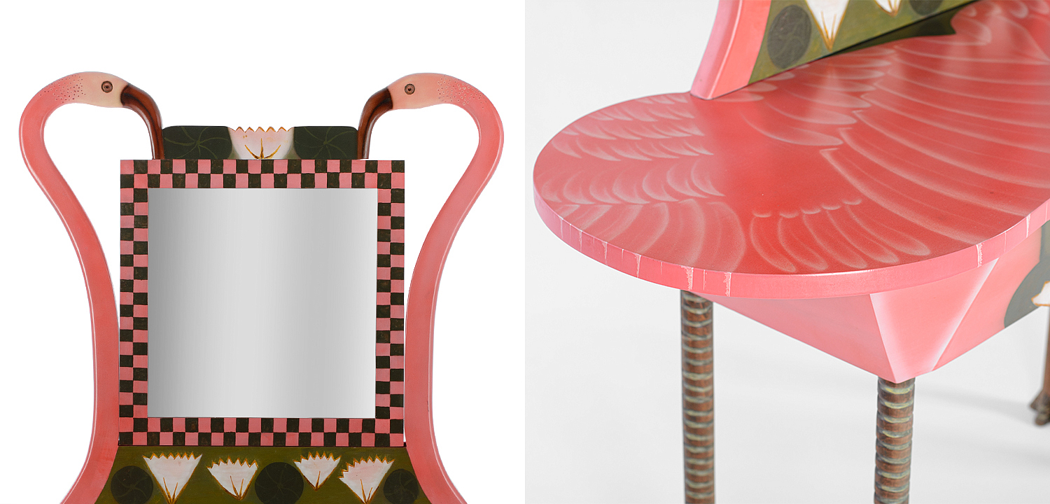 Трельяж Flamingos and Lotus Dressing Table Трельяж Flamingos and Lotus Dressing Table - Loft-Concept в Грозном