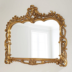 Зеркало настенное в ажурной раме в стиле барокко Ornate Ornaments варинант исполнения - 2 | Loft Concept в Грозном