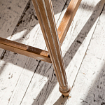 Барный стул из массива бука светло-зеленый с растительным орнаментом Raffael Angel Green Bar stool варинант исполнения - 5 | Loft Concept в Грозном