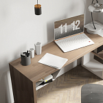 Письменный стол прямоугольный с полочкой под столешницей EcoComb варинант исполнения - 3 | Loft Concept в Грозном