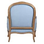 Кресло Ava Classical Armchair light blue velour варинант исполнения - 3 | Loft Concept в Грозном