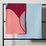 Плед из хлопка с абстрактным принтом Elysian Flow Ember варинант исполнения - 6 | Loft Concept в Грозном