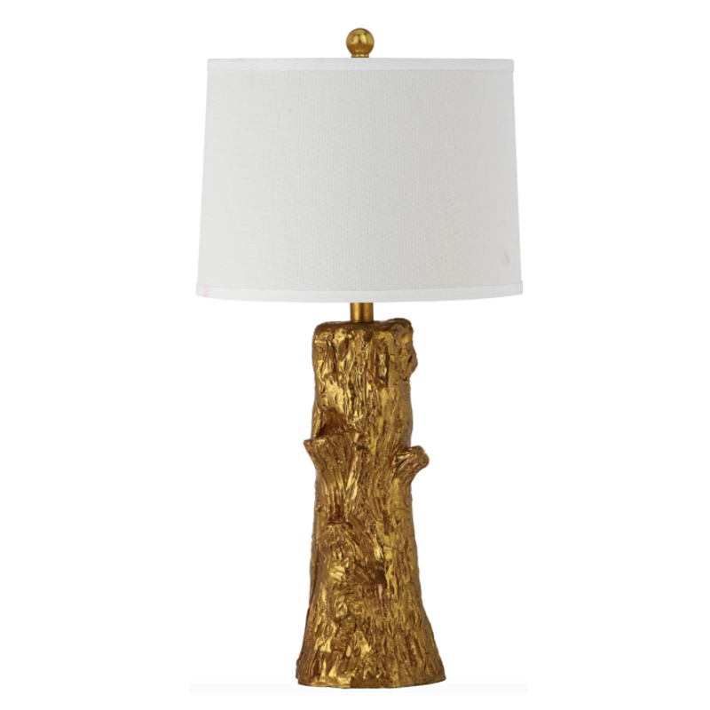 Настольная лампа Gold Stump Глянцевое золото Белый Настольная лампа Gold Stump Глянцевое золото Белый в Грозном | Loft Concept