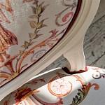 Стул из массива бука бежевый с растительным орнаментом Raffael Angel Beige Chair варинант исполнения - 3 | Loft Concept в Грозном