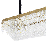 Люстра с хрустальными подвесками Riche Crystal Metal Chandelier 12 варинант исполнения - 3 | Loft Concept в Грозном