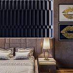 Гипсовая 3D Панель CRYSTAL SYMPHONY B варинант исполнения - 1 | Loft Concept в Грозном