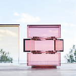 Стол журнальный в форме кубов Acrylic Furniture Lumina Crimson Clarity варинант исполнения - 9 | Loft Concept в Грозном