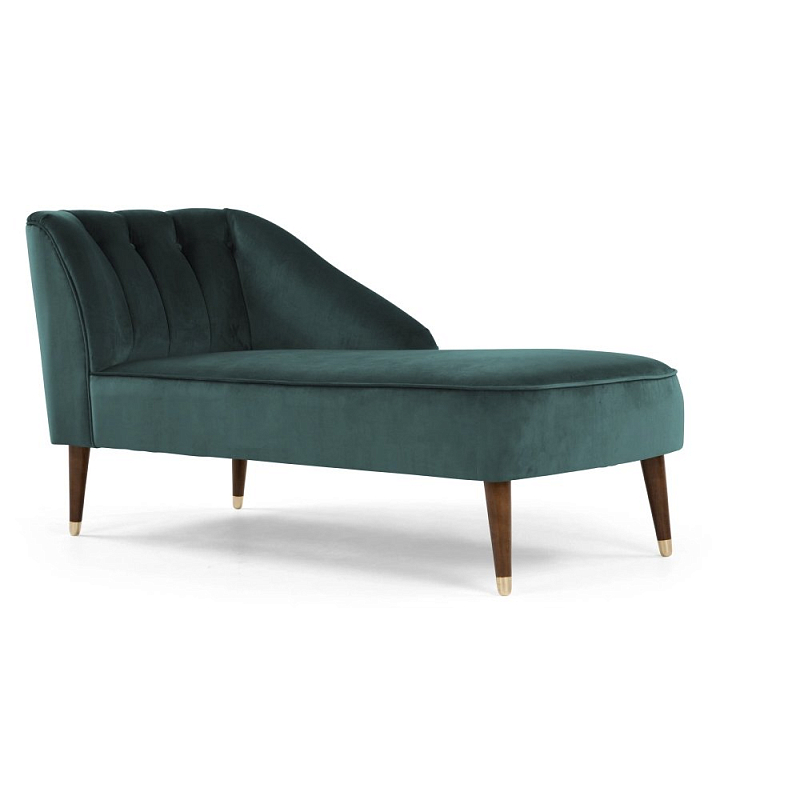 Кушетка Chaise Longue, Peacock Blue Velvet Бирюзовый Кушетка Chaise Longue, Peacock Blue Velvet Бирюзовый в Грозном | Loft Concept