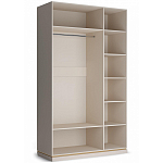 Шкаф 3-х дверный с зеркальными дверями Satin Furniture варинант исполнения - 2 | Loft Concept в Грозном