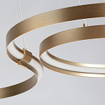 Люстра подвесная светодиодная в виде волнообразной ленты Ribbon Vortex варинант исполнения - 18 | Loft Concept в Грозном