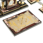 Настольный письменный набор из яшмы Manager Organizer варинант исполнения - 4 | Loft Concept в Грозном