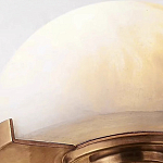 Бра с 2-мя мраморными плафонами на латунном корпусе Light Warm Light варинант исполнения - 2 | Loft Concept в Грозном