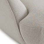 Полукруглое кресло из обивки меланж Halle Melange Armchair варинант исполнения - 8 | Loft Concept в Грозном