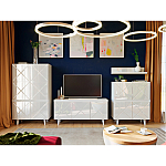 Полка с зеркальным декором Arden Mirror Shelf варинант исполнения - 5 | Loft Concept в Грозном