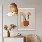 Люстра круглая плетеная с кисточками Small Solar Glow варинант исполнения - 1 | Loft Concept в Грозном