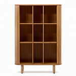 Буфет из ясеневого шпона с открытыми полками и 2-мя раздвижными дверями Toinette варинант исполнения - 3 | Loft Concept в Грозном