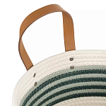 Корзина для хранения с ручками плетеная Interlacement Green  варинант исполнения - 2 | Loft Concept в Грозном