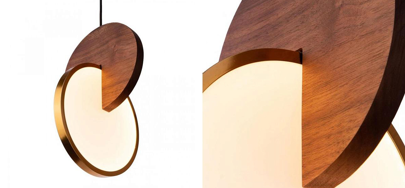 Подвесной светильник Eclipse Pendant Light Wood Подвесной светильник Eclipse Pendant Light Wood - Loft-Concept в Грозном