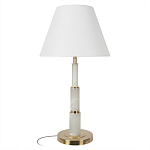 Настольная лампа с белым конусовидным абажуром More Tender варинант исполнения - 1 | Loft Concept в Грозном