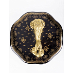 Шкатулка черного цвета с крышкой с фигуркой льва Eden Garden варинант исполнения - 5 | Loft Concept в Грозном