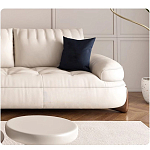 Диван кожаный с каркасом из массива дерева Furniture Medieval варинант исполнения - 4 | Loft Concept в Грозном