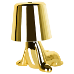 Настольная лампа фигурная цвета золото с гладким абажуром Высота 16 см Sophia варинант исполнения - 6 | Loft Concept в Грозном