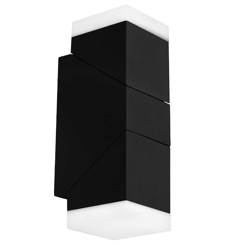Уличный настенный светильник трансформируемый черного цвета из металла Urban Minimalist Черный Белый Уличный настенный светильник трансформируемый черного цвета из металла Urban Minimalist Черный Белый в Грозном | Loft Concept