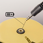 Настольная лампа фигурная золотого цвета с гладким абажуром Высота 16 см Sophia варинант исполнения - 8 | Loft Concept в Грозном