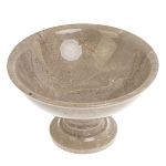 Конфетница из бежевого мрамора Stone Candy Bowl варинант исполнения - 2 | Loft Concept в Грозном
