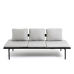 Диван-шезлонг черный Annet варинант исполнения - 1 | Loft Concept в Грозном