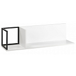 Полка навесная белая открытая Strict Lines  варинант исполнения - 1 | Loft Concept в Грозном