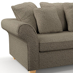 Мебельная ткань Шенилл коричневый цвет 138 см T4-28 варинант исполнения - 4 | Loft Concept в Грозном