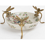 Блюдо фарфоровое Полет стрекоз Jita варинант исполнения - 2 | Loft Concept в Грозном