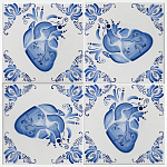 Плитка с узором Мое сердце варинант исполнения - 1 | Loft Concept в Грозном