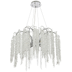 Люстра с хрустальными подвесками Bunch of Crystal Berries Silver Chandelier 8 варинант исполнения - 2 | Loft Concept в Грозном
