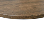 Стол журнальный c коричневой круглой столешницей на трех металлических ножках Charm Coffee Table варинант исполнения - 4 | Loft Concept в Грозном